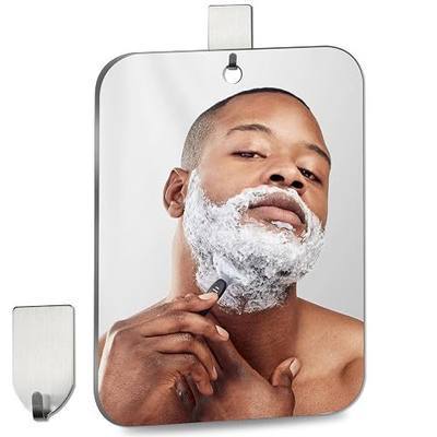Shower Mirror Fogless, Mirrors for The Shower(Medium 6x8 inch) Small Wall Mirror for Camping; Unbreakable Travel Shaving Mirrors for Shower, Outdoor Plastic Miroir for Shave,Handheld Miroir