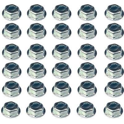 Emblem & Trim PAL Nuts,Fits 3/16" Studs- 3/8" Hex Replacement GM 1303 (Fits 3/16" Studs-30PCS)