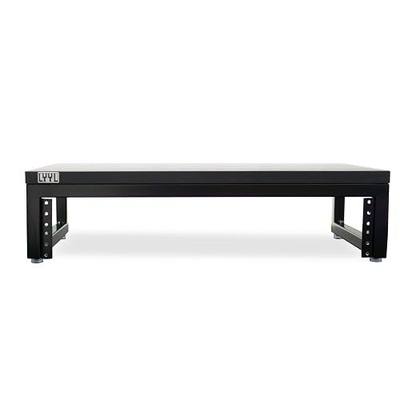 Desktop Rack Stand 2U, Rack for Audio Equipment and Stand for Speaker or Display