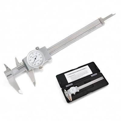 BLACK CANYON 6" Dial Caliper, 6 Inches Measurement, Caliper Measuring Tool, 0.001 inch fine Graduation, 4-Way Measurements, Hardened 4R13 Stainless Steel, Ideal for DIY/Household