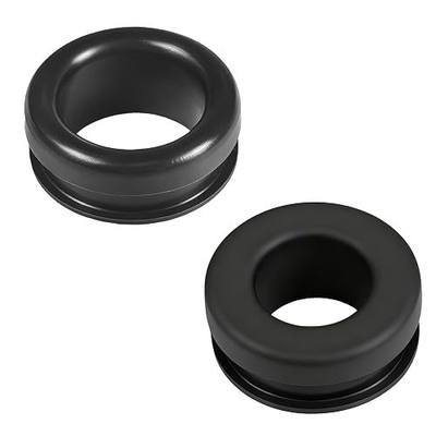 2Pcs 5339 Valve Cover Breather Grommet for All Valve Covers (0.75" & 1" ID) | with 1-1/4 inch Filler-breather Holes, Oil & Heat Resistant PVC Cover Grommet for SBC BBC SBF Engines Vent Systems