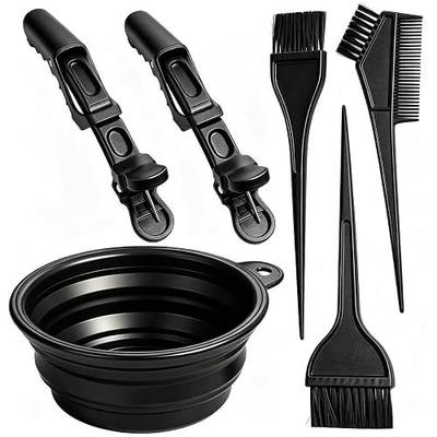 6Pcs Professional Salon Hair Coloring Dyeing Kit, Hair Bleach Dit Hair Coloring Products with Hair Dye Brush, Hair Color Bowl, Hair Clips