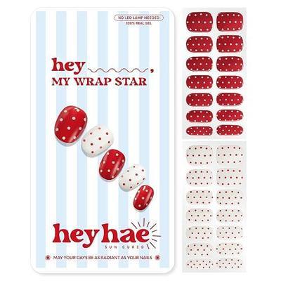 Heyhae Semi Cured Gel Nail Strips Salon Quality - Hey, My Wrap Star