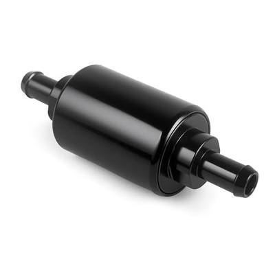 3/8"Fuel Filters 178 Micron Removable Black Anodized Aluminum