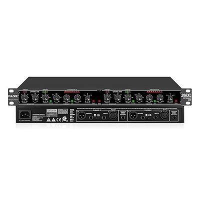 Audio Compressor, Professional Dual-Channel Rackmount Vocal Compressor/Limiter with Noise Gate, Sidechain Insert, and XLR/TRS Inputs for Studio, Live & Streaming