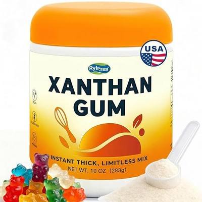 10 oz Xanthan Gum, Keto & Gluten Free 100% Natural Xanthan Gum for Baking | Food-grade Xanthan Gum for ice cream, yogurt, cakes, candy and sauces; blends into hot or cold recipes
