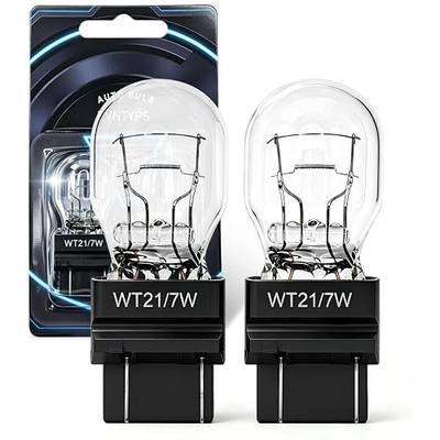 12V Halogen WT21W/7W Bulb, 1:1 OEM Replacement for 2021 2022 2023 2024 2025 Ford Bronco F150 XL XLT & 2023 2024 2025 Maverick XL XLT Taillight Brake Light Rear Turn Signal Rear Side Marker Light