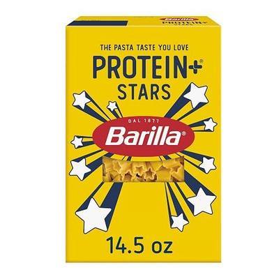 Barilla Protein+ (Plus) Stars Pasta, 14.5 Ounce - plant based - Made from Lentils, Chickpeas & Peas - Non-GMO