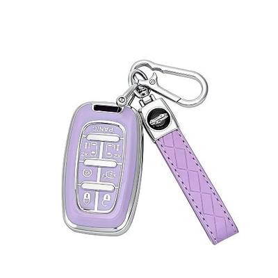 Joilery Key Fob Cover for Chrysler Pacifica, 7 Button Soft TPU Key case for 2017-2025 Touring, Pinnacle, Limited, Voyager, 2020 Proximity, Smart Remote Keyless 68217832AC, 68217832AB, M3N-97395900
