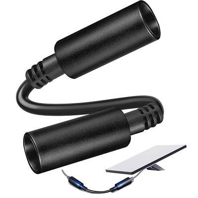 DC Female to Female Adapter for Starlink Mini Power Cord,Waterproof 5.5mm x 2.1mm DC Barrel Connector Extender,12V Extension Cable for SL Mini Dish, PoE Splitter & RV/Off-Grid/Mobile Use