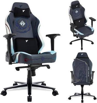 TTRACING Jujutsu Kaisen Guardian High Back Gaming Chair, Gojo Satoru | Premium leather & steel frame, ideal for anime setups or home office. Features 155° recline and 440lbs weight capacity.