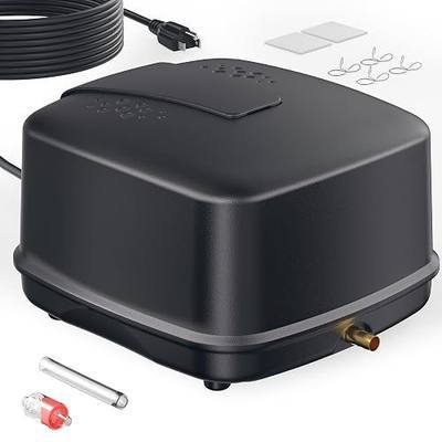 POPOSOAP Pond Aerator, 640GPH High-Volume Pond Air Pump for 1000-3000 Gallon Ponds, Ultra-Quiet Septic Aerator IP65 Waterproof for Koi Pond, Water Garden, Fish Tank & Winter Ice Prevention P840