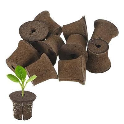 M METERXITY 10-Pack Grow Sponges, 2.2x1.6x1.9 Inch Replacement Root Growth Sponges Seed Pods for Plant Rooting/Seed Germination/Hydroponic Gardens System Supplies, Starter Plug for Seeds