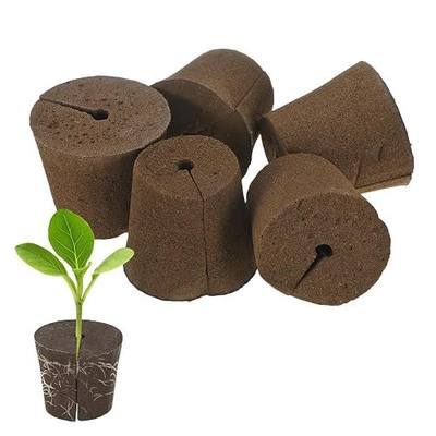M METERXITY 5-Pack Grow Sponges, 3.1x2.4x2.8 Inch Replacement Root Growth Sponges Seed Pods for Plant Rooting/Seed Germination/Hydroponic Gardens System Supplies, Starter Plug for Seeds