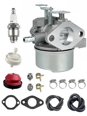 YAMAKATO Ruixing 640052 Carburetor for Tecumseh HMSK80 HMSK90 HMSK100 | For LH318SA LH358SA Snow Blower Thrower 8HP 9HP 10HP Engine Tecumseh 640054 640349 Carb