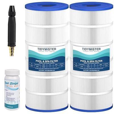 TidyMister C1750 Pool Filter Cartridge Replacement, Compatible with Hayward C1750, CX1750RE, Pleatco PA175, Unicel C-8417, Filbur FC-1294, 817-0175P, 175 sq.ft, 28 3/16" x 8 15/16", 2 Pack