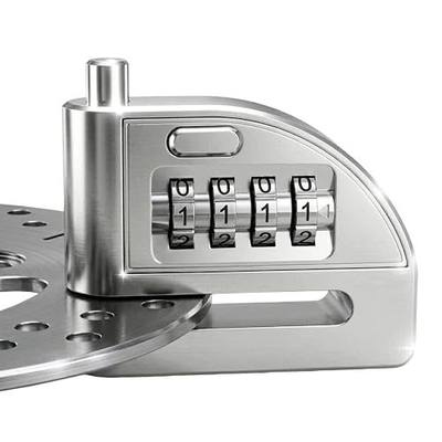 Motorcycle Disc Lock, 4-Digit Combination Anti-Theft Keyless Brake Lock | Heavy-duty hardened alloy, keyless 4-digit code, silent no-alarm design; fits motorcycle, scooter, e-bike & MTB discs
