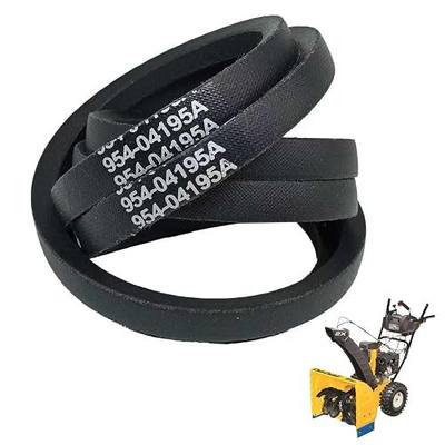 954-04195A Snow Auger Belt 1/2x37 for TroyBilt Cub Cadet MTD 2 Pack | Snow Auger Belt Repl, 954-04195A, 1/2x37, fits Troy/Cub/MTD/Craftsman/Columbia, repl 754-04195/754-04195A/265-081, 2Pk, dura