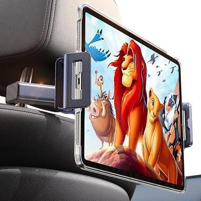 LISEN iPad Holder Backseat Headrest Tablet Holder for Car, Car Tablet Mount | Road Trip Essentials Accessories for Women Men Kids, Fire HD 2026 iPad Pro 11/13" Air, iPhone, Galaxy Tab, 4.7-12.9" Devices