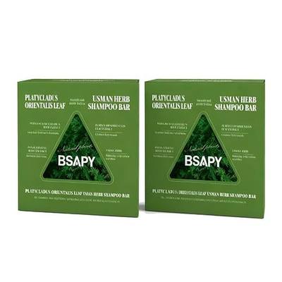 Anti Hair Loss Shampoo Bar – DHT Blocker with Polygonum, Ginseng & Tea Tree, Strengthens Roots, Reduces Hair Fall, for Thinning Hair, Herbal Hair Growth Soap 120g *2