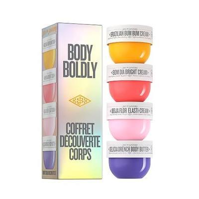 Sol de Janeiro Body Boldly Body Cream Discovery Set - Amazon Exclusive | Trial Size Beauty Minis, Gift Set, Set of 4 - 25mL each