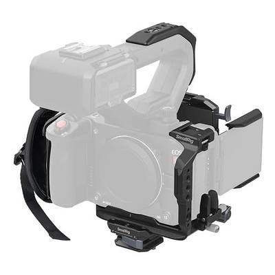 SmallRig Handheld Power Cage Kit for Canon C50 with XLR Handle Extension, V-Mount Battery Plate, Quick Release Plate for Arca, Cable Clamp for HDMI, Hand Strap - 5658