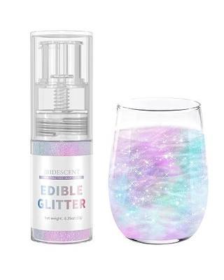 Iridescent 10g Edible Glitter Spray | Food Grade Cake Glitter, Edible Shimmer Powder for Cake Decoration, Cupcakes, Strawberries, Chocolate