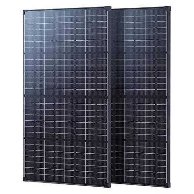 430W(2x215W) 4-Modules Anti-Shading Bifacial Solar Panels | Engineered for Partial Shading from Trees, Roofs & Snow,N-Type 16BB Cell, Ideal for RV, Marine,12V/24V Off-Grid System