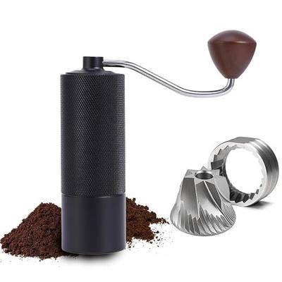 Manual Coffee Grinder, Portable Hand Coffee Mill - 25g Capacity | CNC Stainless Steel Conical Burr, Internal Adjustable Setting, For Espresso Pour Over French Press Travel Camping Office Home