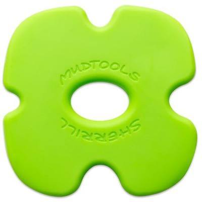 Mudtools Edgy Rib – Green – Firm Polymer Rib for Rims, Pottery Walls & Detailed Shaping