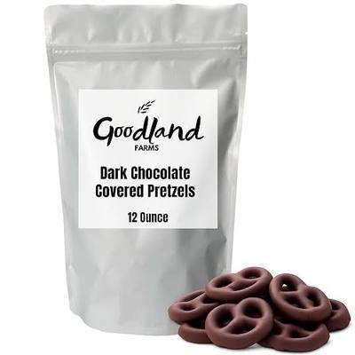 Dark Chocolate Covered Pretzels | 12 Ounce Bag | Salted Pretzels In Rich Smooth Dark Chocolate