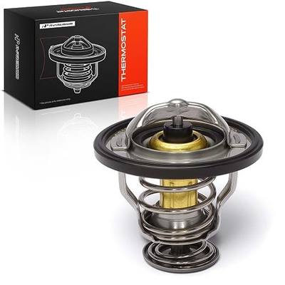 A-Premium Engine Coolant Thermostat with Seal Compatible with Toyota Camry 1988-2017, RAV4 2001-2018, Corolla 2000-2019, Tacoma, Highlander, Tundra & Lexus RX300, RX330, RX350 & Ford Taurus & More