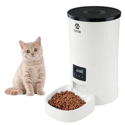 Elevon 4L Automatic Cat Feeder – Programmable Dog & Pet Food Dispenser with 10s Voice Recorder, Portion Control, Desiccant Bag, Auto Pet Feeder for Cats and Dogs