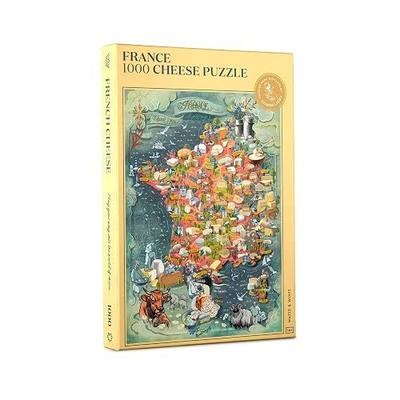 Water & Wines Cheese Puzzle France - 1000-Piece Gift for Cheese Lovers