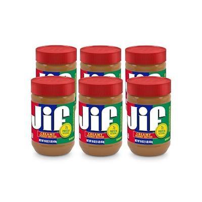 Jif Creamy Peanut Butter, 16 Oz. Jar (Pack of 6)