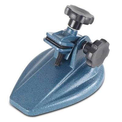 HDLNKAK Professional Micrometer Stand for Micrometers Up to 4", Adjustable Precision Holder with Non-Slip Clamping Pads and Large Knobs, Machinist Inspection Fixture Base.