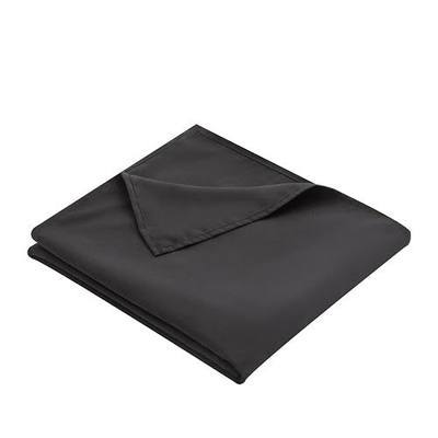 Twin Flat Sheet Only,66x96Inch Black - Ultra Soft Breathable Brushed Microfiber Top Sheet - Hotel Quality & Wrinkle-Free - Shrinkage, Fade Resistant - Easy Care Twin Sheets