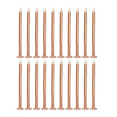 4 Inch Copper Nails, 20Pcs, 99.9% Pure Copper Nail for Roofing Finish, Furniture, Boat, Stump Remover, Industry, DIY