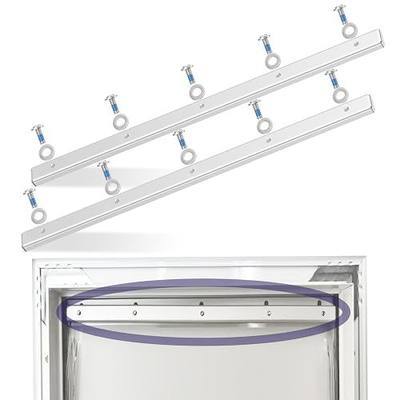 2Pcs PAC11-11039 Aluminium Alloy Bracket for PetSafe Pet Door Flap | Large PAC11-11039 Doggie Door Flap Replacement Bracket with 304 Stainless Steel Flat Washers and Screws