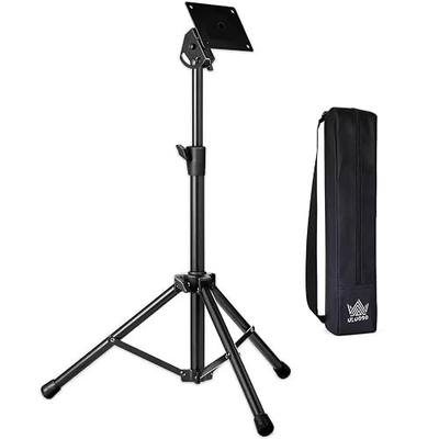 Electronic Drum Pad Stand for Percussion Sample Pads, Foldable, with Carry Bag (Black)