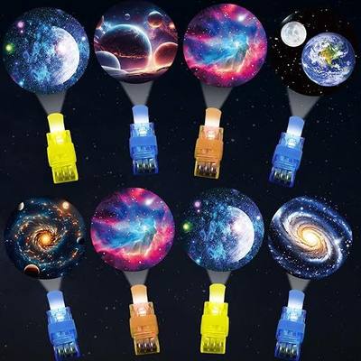 36PCS Space LED Finger Lights Outer Space Party Favors Glow in the Dark Light Up Finger Lights Solar System Themed Toys Bulk for Kids Birthday Party Goodie Bag Stuffer Birthday Gifts Classroom Prize