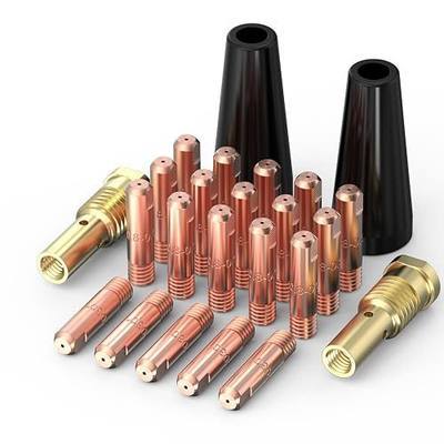 YESWELDER Flux Core Welding Torch Accessories Kit 24Pcs | compatibility with 14AK welding gun, straightforward replacement, easy setup