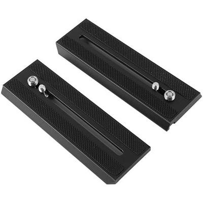 1pcs Quick Release Plate Tripod Mounting Plate for Camera Mount with 1/4 3/8 inch Screws Manfrotto MVH500AH 501HDV MVH502AH 503HDV 504 701HDV MH055M0-Q5 Innorel f60 Miliboo MYT802 RC5 (1)