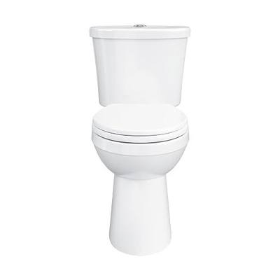 Gerber Maxwell Select Round Two-Piece Dual-Flush Toilet, White