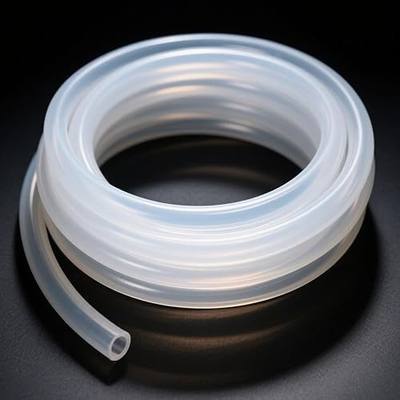 Silicone Tubing 1/8"ID X 1/4"OD - 3FT Length Food Grade Silicon Tube Flexible High Temp Pure Silicone Hose for Home Brewing Wine Making