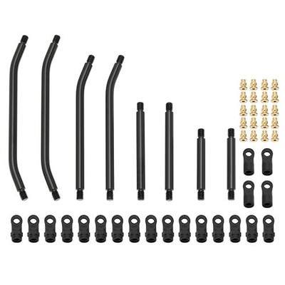 MEUS RACING SCX24 Links Double Bent Links High Clearance Chassis Links Set for Axial SCX24 Gladiator AXI00005 1/24 RC Crawler (Aluminum Alloy)