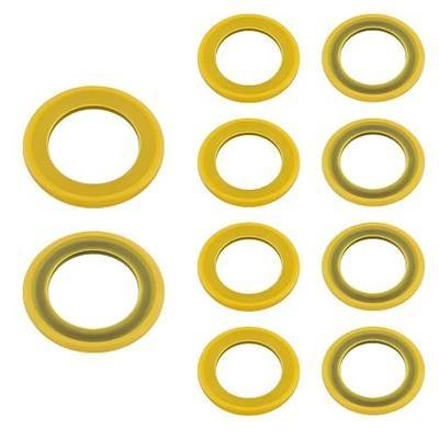 10 Pcs Gearcase Drain Plug Gasket - Oil Drain Plug Gasket Seal Washers for Gearcase Lube Drain Screw, Lower Unit Replacement 26-830749 Compatible with Mercury Marine/Mercruiser