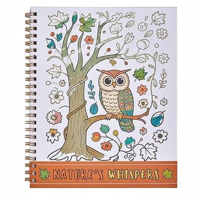 Natural Adult Coloring Book for Women with Spiral Binding, Beginner Funny Coloring Book for Stress Relief, 30 Pages Single-Sided Printing, Relaxation Gifts for Women,Men,Teens