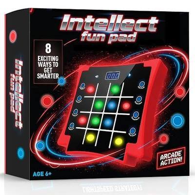 Electronic Light-Up Activity Pad for Kids Ages 6-12+ | 8-in-1 Handheld Game | Brain & Memory Games | Great Gift Ideas for Boys and Girls. Focus Training | Educational Travel Toy