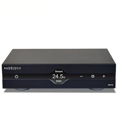 Gustard AUDALYTIC DR70N R2R Streaming DAC - Home Audio Network Bridge Streaming CK-01 Clock Native 1-bit DSD D/A-Converter DSD512&PCM768kHz (Black)
